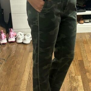 Sundry Green Camouflage Pants